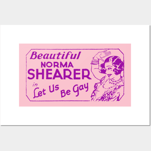 Norma Shearer - Let Us Be Gay - 1930 Wall Art by vokoban